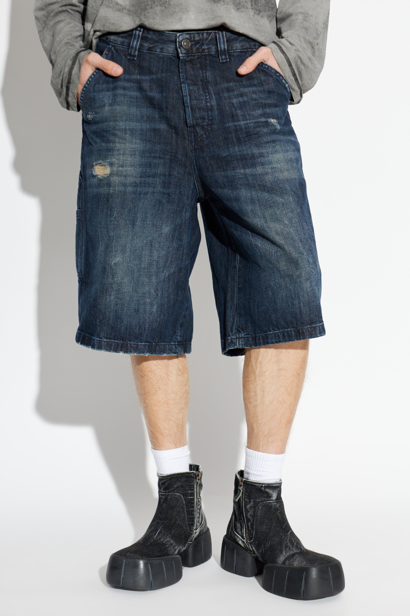 Diesel 'D-LIVERY-W-SHORT' denim shorts | Men's | Vitkac